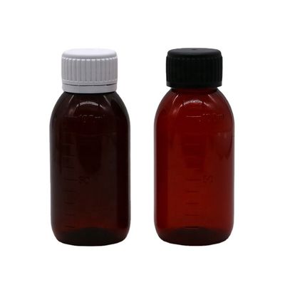 Bouteille à vis à capuche en PET de 100 ml pour supplément liquide de sirop d'érable