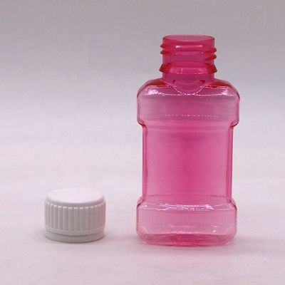 Impression couleur personnalisée Bouteille en plastique PET de 75 ml pour rince-bouche