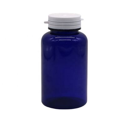 Bouteille en plastique PET ronde de 200 cc pour supplément de capsules
