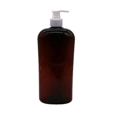Bouteille de shampooing/lotion de couleur personnalisable en PET à vis 750 ml pour le matériel d'impression à crème