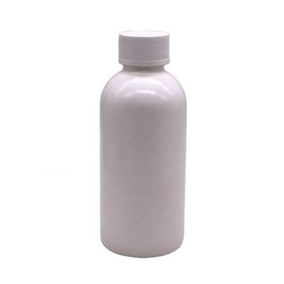 Étiquettes personnalisées Bouteille de liquide oral vide en HDPE de 200 ml pour sirop et rince-bouche