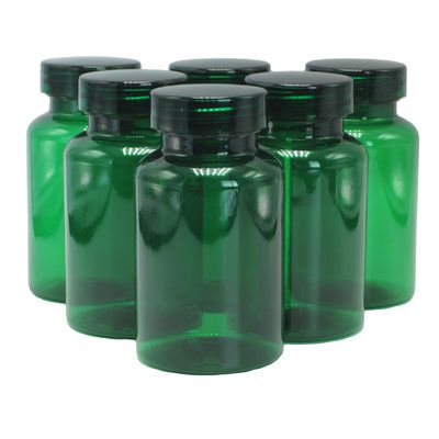 Bouteille de rince-bouche en plastique PET blanc vide de 250 ml avec col long et logo du client
