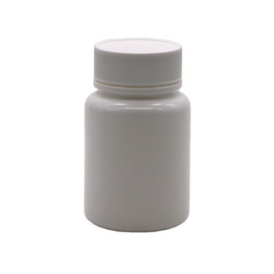 Bouchon à vis de bouteille médicale en HDPE de 80 ml pour pilule capsule comprimé