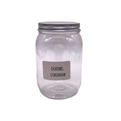 Bouteille de bonbons personnalisable de 500 ml de noix de PET