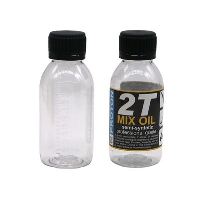 Bouteille à écailles en PET à vis de 100 ml/60 ml de sirop de base de matière en PET