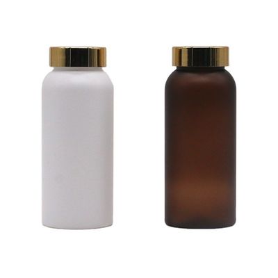 250 ml flacon en plastique PET pour supplément Pilule Capsule Composition de stockage de comprimés Matte Finition