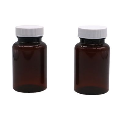 Collier en PET personnalisable Bouteille en plastique solide de 120 ml pour médicaments et produits de santé