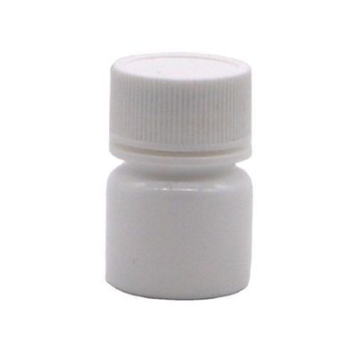 Médicament Comprimé solide Capsule de stockage Bouteille en plastique PE 5 ml Forme ronde avec bouchon à vis