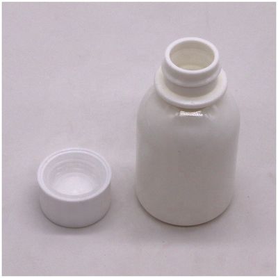 Contenants de médicaments liquides anti-ultraviolets scellés opaques blancs de type plastique HDPE 60 ml/2 oz