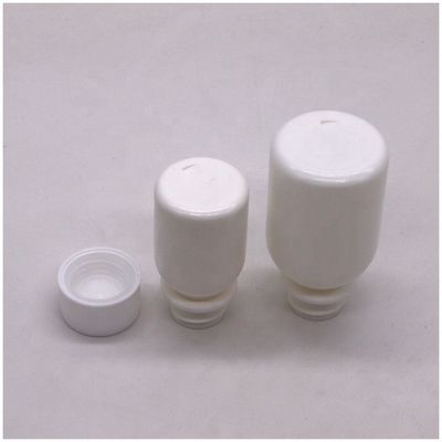 Contenants de médicaments liquides anti-ultraviolets scellés opaques blancs de type plastique HDPE 60 ml/2 oz