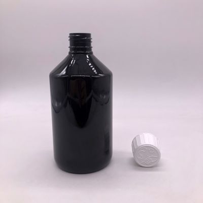 Matériau de collier en PET Médecine liquide Contenant de supplément de vitamines avec capuchon à l'épreuve des enfants
