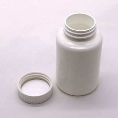 Flacon rond en plastique HDPE de 275 ml pour l' organisation des comprimés et des capsules