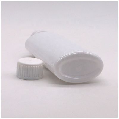 Bouteille de rince-bouche en PET imprimée sur mesure 200 ml avec bouchon blanc et bouchon imprimé