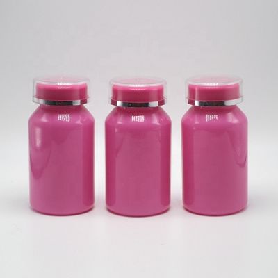 Logo personnalisé Bouteille en plastique PET de 150 ml pour emballage de surface industrielle et pilule