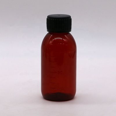 Bouteille à vis à capuche en PET de 100 ml pour supplément liquide de sirop d'érable