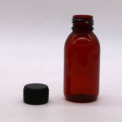 Bouteille à vis à capuche en PET de 100 ml pour supplément liquide de sirop d'érable