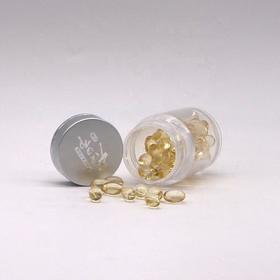 Tablettes de médicaments de pharmacie Contenant de 30 ml Bouteille en plastique double couche PS avec couvercle en aluminium