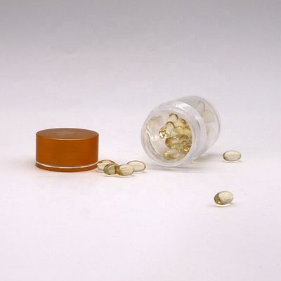 Tablettes de médicaments de pharmacie Contenant de 30 ml Bouteille en plastique double couche PS avec couvercle en aluminium