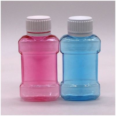 Impression couleur personnalisée Bouteille en plastique PET de 75 ml pour rince-bouche