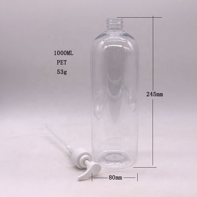 1L PET pulvérisation fine plastique déclencheur bouteille de brume mousseuse pour l'industrie et l'usine Mister