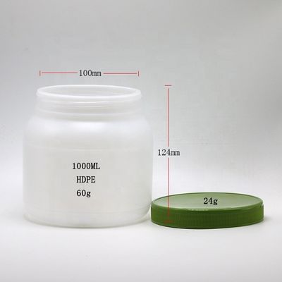 1 litre / 33 oz Bouteille en plastique Emballage en HDPE Bouteille de miel Vaisseau vide pour les édulcorants