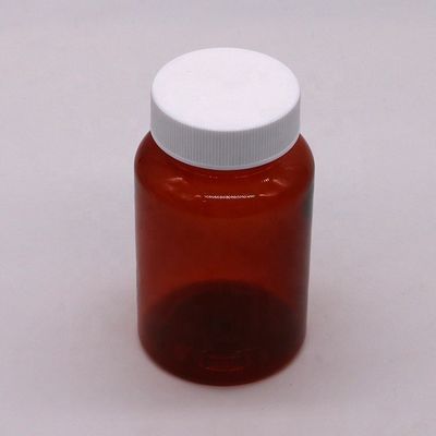 Bouteille en PET de 200 ml en forme de cylindre transparente pour le contenant de médicaments