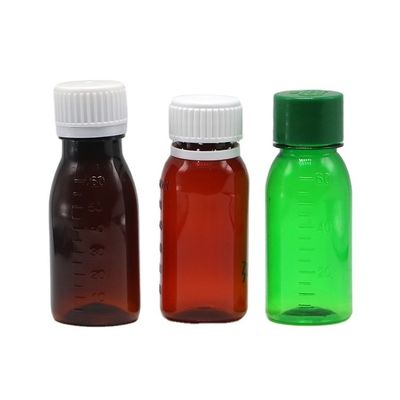 Bouteille de sirop pour la toux de 60 ml pour le réservoir de stockage lubrifiant à l' huile