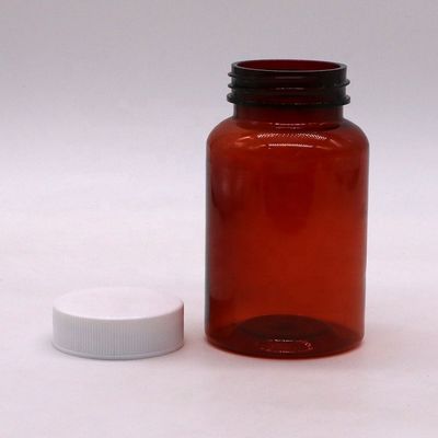 Bouteille en PET de 200 ml en forme de cylindre transparente pour le contenant de médicaments