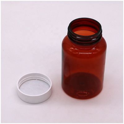 Bouteille en PET de 200 ml en forme de cylindre transparente pour le contenant de médicaments