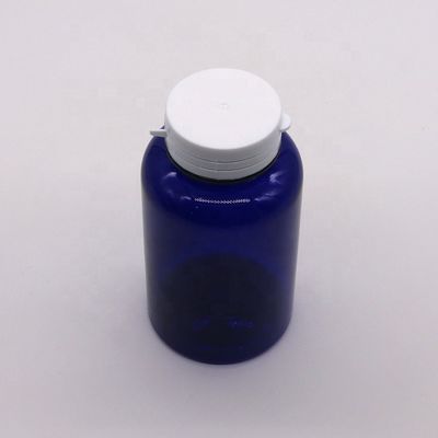 Bouteille en plastique PET ronde de 200 cc pour supplément de capsules