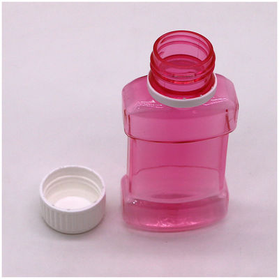 Bouteille de rince-bouche en plastique PET liquide de 75 ml pour rince-bouche liquide en couleur personnalisée