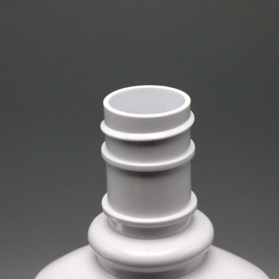 Bouteille de rince-bouche en plastique PET à col long 250 ml pour emballage de rince-bouche blanc vide