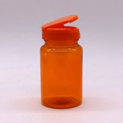 150 ml de flacon de capsule de couleur personnalisée en PET avec bouchon à capuche biodégradable