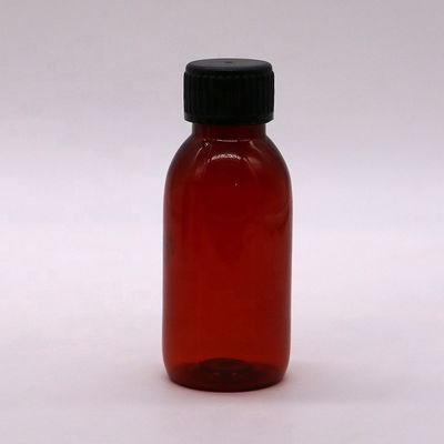 100 ml de médicaments liquides oraux de qualité médicale dans une bouteille en plastique avec tasse à mesurer incluse