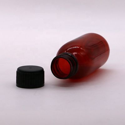 100 ml de médicaments liquides oraux de qualité médicale dans une bouteille en plastique avec tasse à mesurer incluse