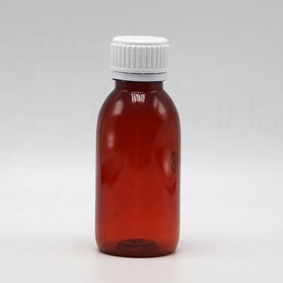 100 ml de médicaments liquides oraux de qualité médicale dans une bouteille en plastique avec tasse à mesurer incluse
