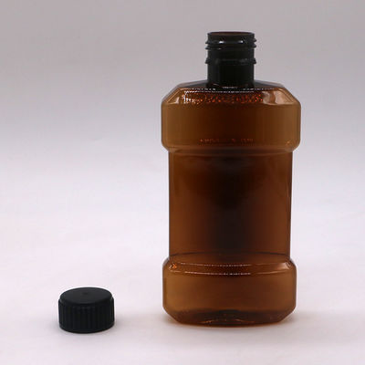 Couleur personnalisable 250 ml de rince-bouche en PET liquide Type de scellé de bouteille en plastique
