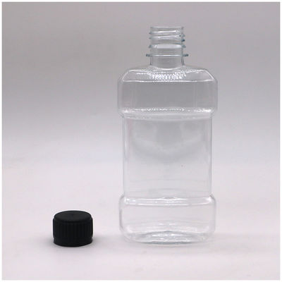 Couleur personnalisable 250 ml de rince-bouche en PET liquide Type de scellé de bouteille en plastique