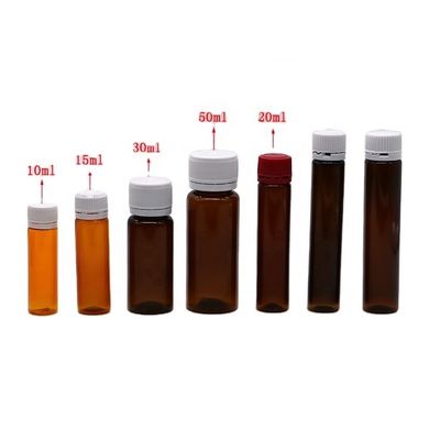 Bouteille en plastique médical orale de 10 ml/15 ml/20 ml/30 ml/50 ml pour supplément de liquide