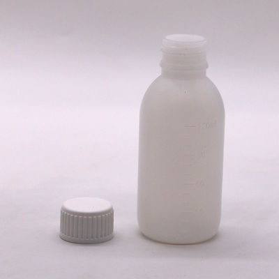 Capille à vis 120 ml / 4 oz flacon de sirop PE pour emballage liquide de médicament de couleur personnalisé