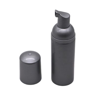 Emballage en plastique Mini bouteille de voyage 50 ml Bouteille en mousse PET avec logo personnalisé