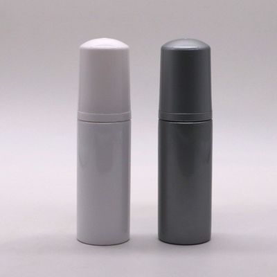 Emballage en plastique Mini bouteille de voyage 50 ml Bouteille en mousse PET avec logo personnalisé