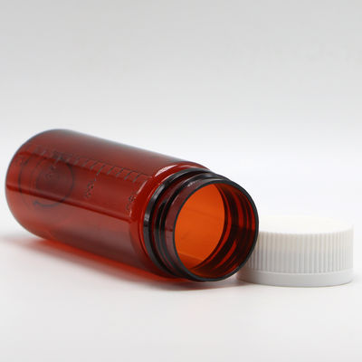 Bouteille en PET brune de 150 ml pour le complément de liquide en plastique et les couvercles de sécurité pour enfants