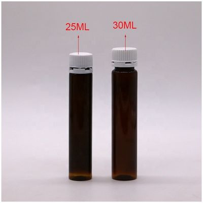 Bouteille de liquide oral en plastique PET 20ML/20CC, bouchon anti-altération pour les produits de santé