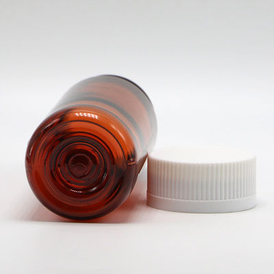 Bouteille en PET brune de 150 ml pour le complément de liquide en plastique et les couvercles de sécurité pour enfants