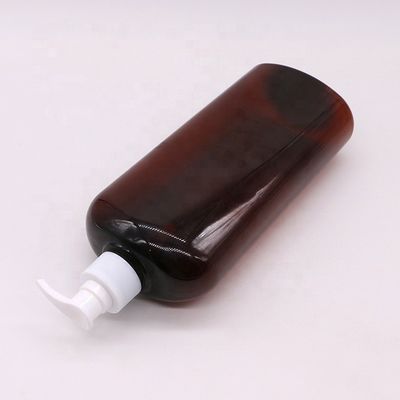Bouteille de shampooing/lotion de couleur personnalisable en PET à vis 750 ml pour le matériel d'impression à crème
