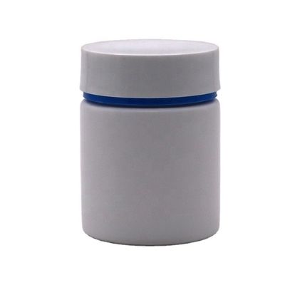 Bouteille médicinale en plastique HDPE de 100 ml Bouteille ronde droite pour capsules Porteur de comprimés