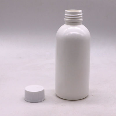 Étiquettes personnalisées Bouteille de liquide oral vide en HDPE de 200 ml pour sirop et rince-bouche