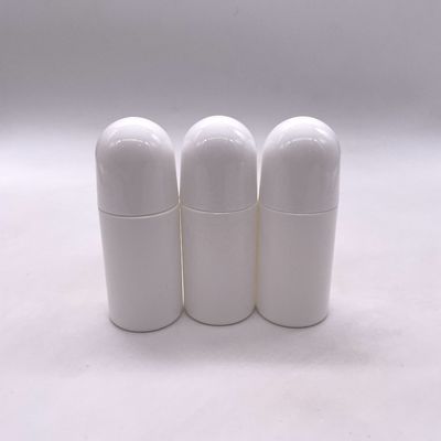Matériau de base PE 50 ml HDPE Bouteille à roulement à billes liquide pour emballage médical