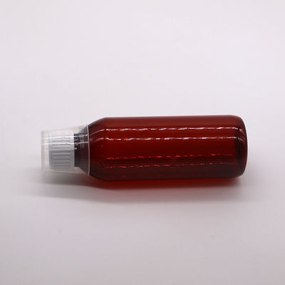 200cc Ovale Ambre Prescription Pharmacie Bouteilles de PET Médicament liquide pour le stockage en pharmacie